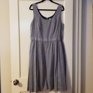 Boden 14L Gray Dress w/Pockets